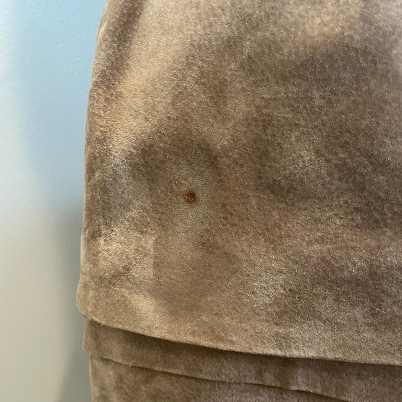 Wear it Out Womens Lined Layered Suede Skirt sz 14 NWT (1 Flaw) See Photos - Picture 4 of 9